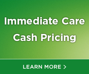 Immediate Care Pricing Button - Green Immediate Care Pricing Button - Green