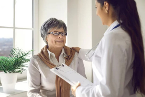 Patient Reassured by Doctor Patient Reassured by Doctor