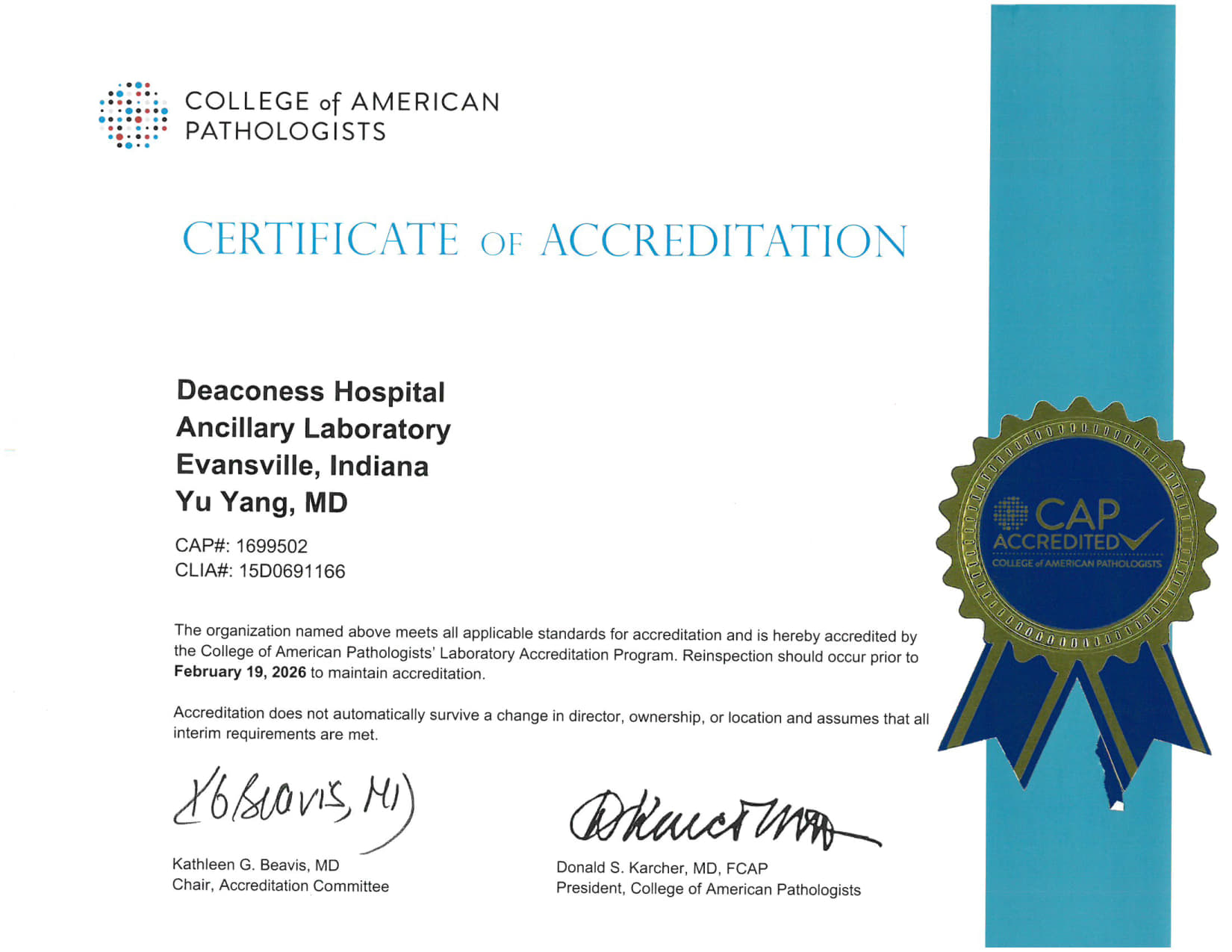 CAP MT Ancillary Certificate exp 2-19-26_1 CAP MT Ancillary Certificate exp 2-19-26_1