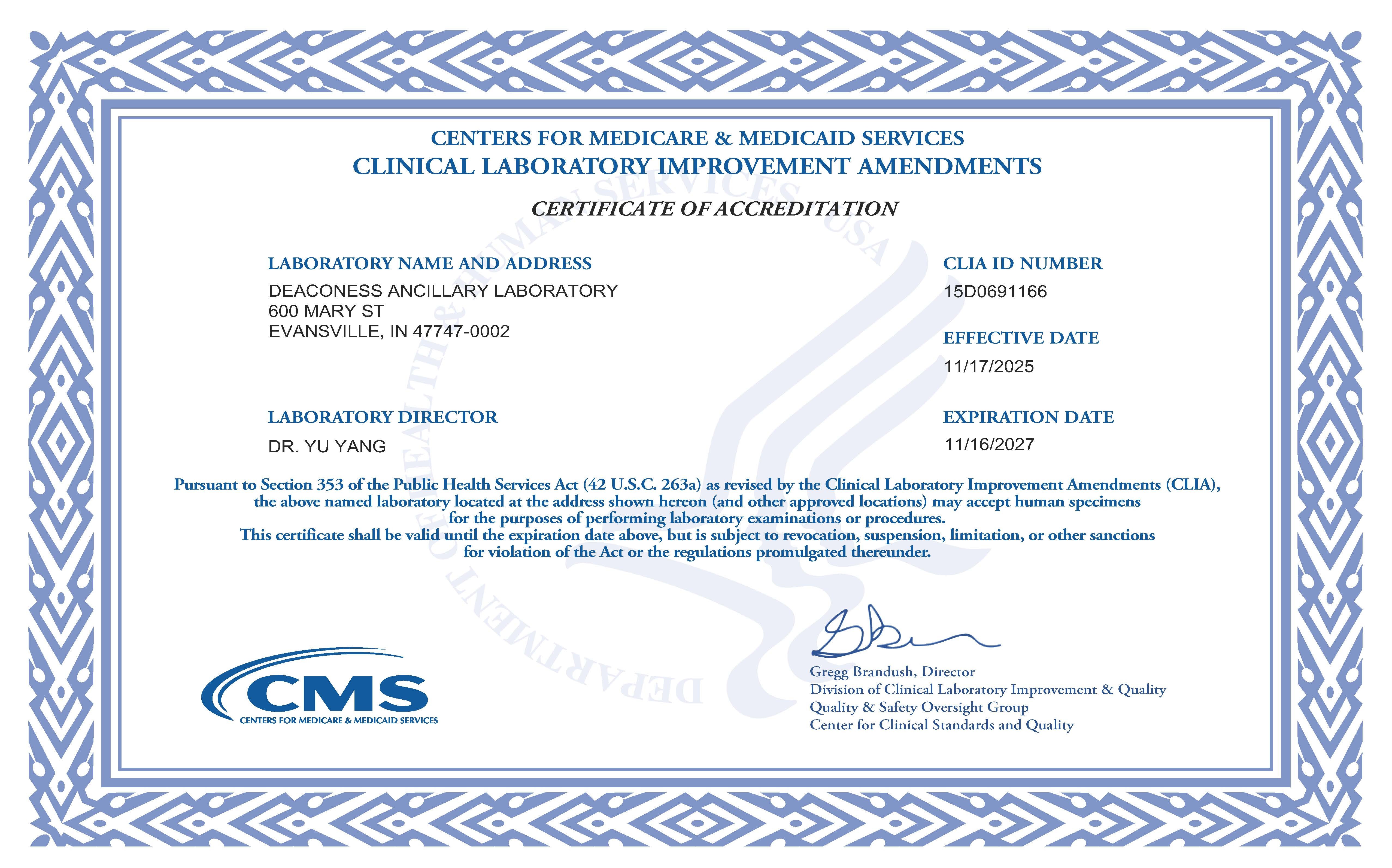 CLIA Midtown Ancillary 2023-2025 CLIA Midtown Ancillary 2023-2025