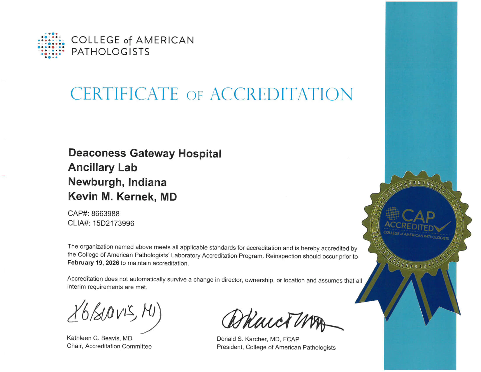 CAP GW Ancillary Certificate exp 2-19-26_1 CAP GW Ancillary Certificate exp 2-19-26_1