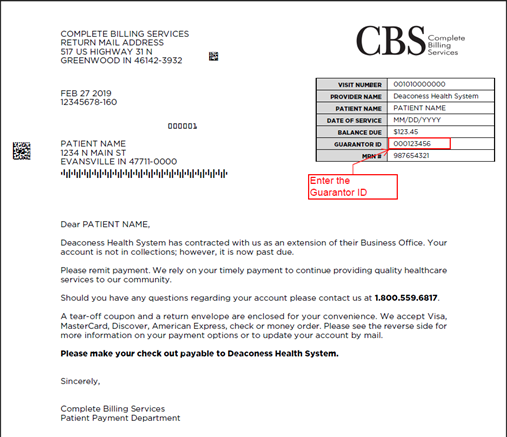 Bill Letter Image
